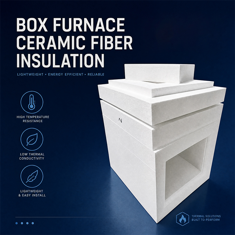 Box Furnace Chamber Ceramic Fiber Insulation（images 1）